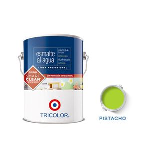 Esmalte Al Agua Profesional 1 Gl Pistacho Tricolor